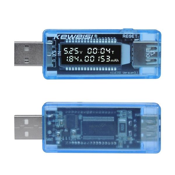 Handy-Powerbanks, USB, Strom, Spannung, Kapazität, Tester, Volt, Stromerkennung, Ladegerät, Messgerät, mobiler Detektor, Batterietest