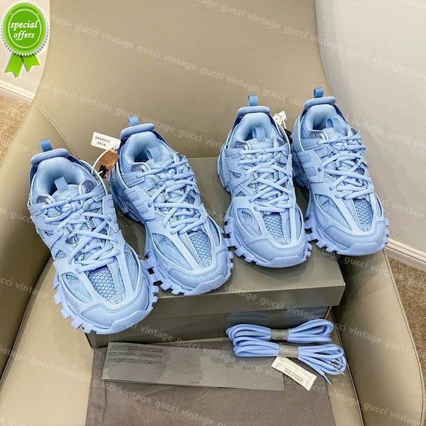 

luxurys designers shoes brand mens triple s leather sneaker fashion trainers casual high sneakers size 35 -44 with box