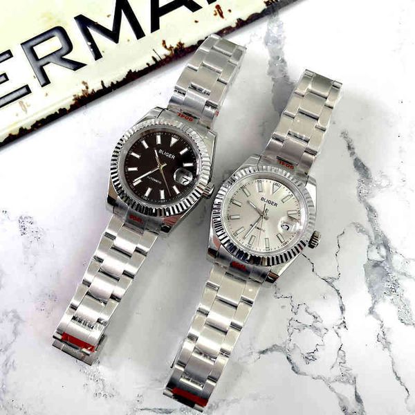 

swiss watches laojia diary mechanical fully automatic men's waterproof fine steel luminous classic, Silver