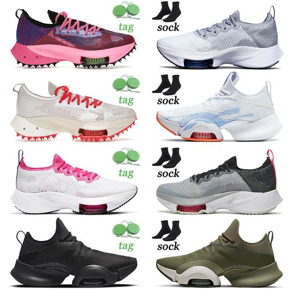 

wholesale mens zoomx tempo next% fly knit running shoes size 36-45 superrep anthracite college navy black white vast grey womens sports snea, White;red