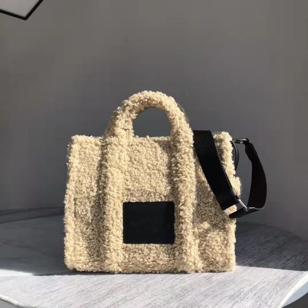 

faux fur small mini tote bag teddy-bear series commuter bags women's shoulder bag