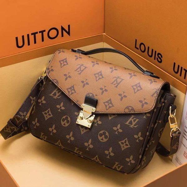 

designers shoulder bags women handbag oxidizing leather pochette elegant messenger bag luxury crossbody shopping purses tote