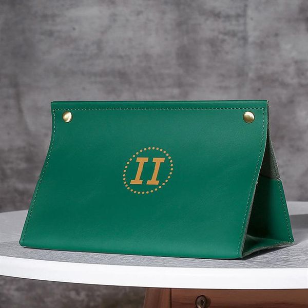 

fashion designer tissue box simple classic letter h pure color luxury car tissue boxs storage case acelet290o, Silver