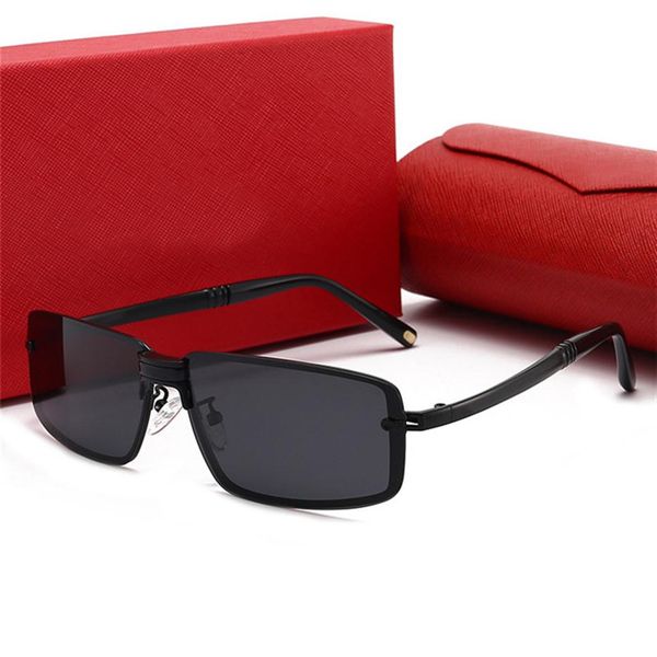 

new designer fashion brand women men sunglasses luxury full frame uv400 polarized outdoor sun glasses polaroid lenses pilot glasse195d, White;black
