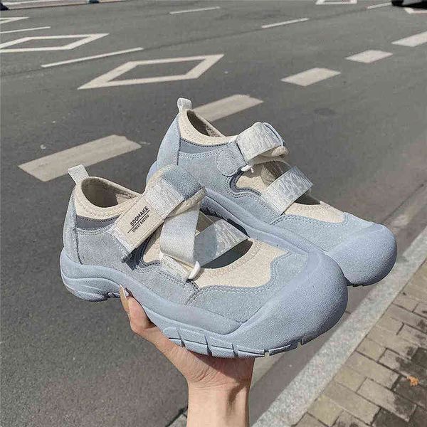 

dress shoes chunky platform vulcanize harajuku casual sports running sneakers women s fashion breathable white blue dad 220518, Black