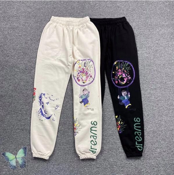 

oversize painted graffiti leggings sports casual trousers sweatpants, Black;brown