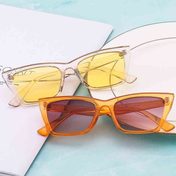 

2022 super new trend polarized sunglasses fashion urban men's and women's color changing hip-hop glasses waea, White;black