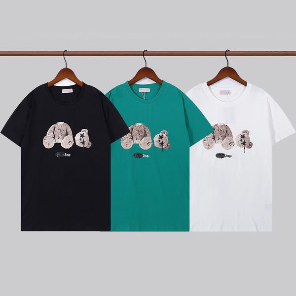 

summer mens womens designers t shirts for men s fashion bear luxurys letter embroidery tshirts clothing ces short sleeved tshirt tees 68, White;black