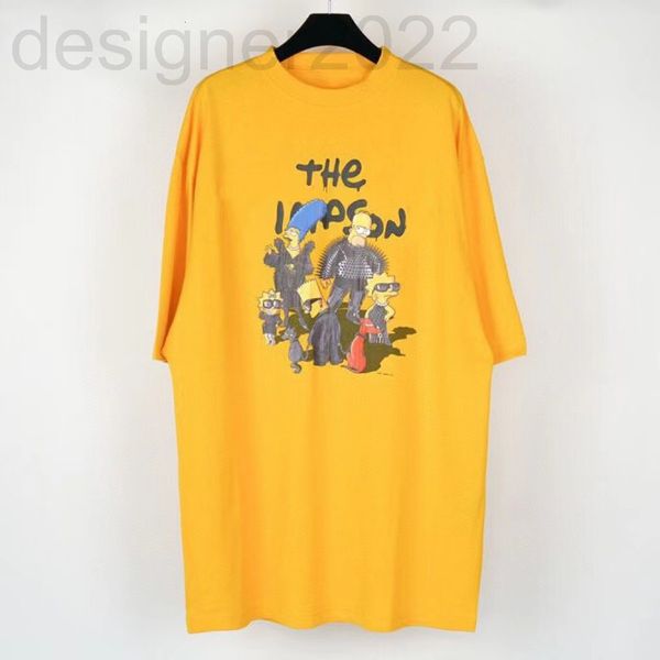 

women's t-shirt designer b house ceiling version simpson co branded series crack printed short sleeves can be solid cnwe, White