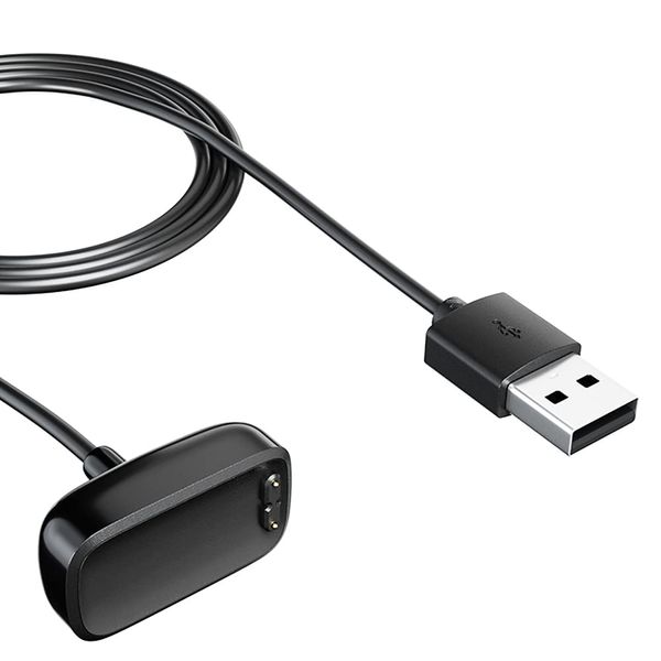 Adaptador de carregador usb de substituição, cabo de carregamento para fitbit charge5 avançado rastreador de saúde fitness