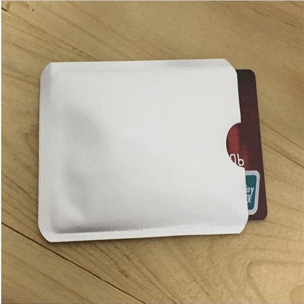 

2000pcs aluminum anti rfid blocking sleeve credit card holder231d, Brown;gray