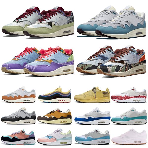 

2022 heavy 87 men running shoes designer women shoes 1 patta monarch white black sean wotherspoon unc blue ts saturn gold icons anniversary