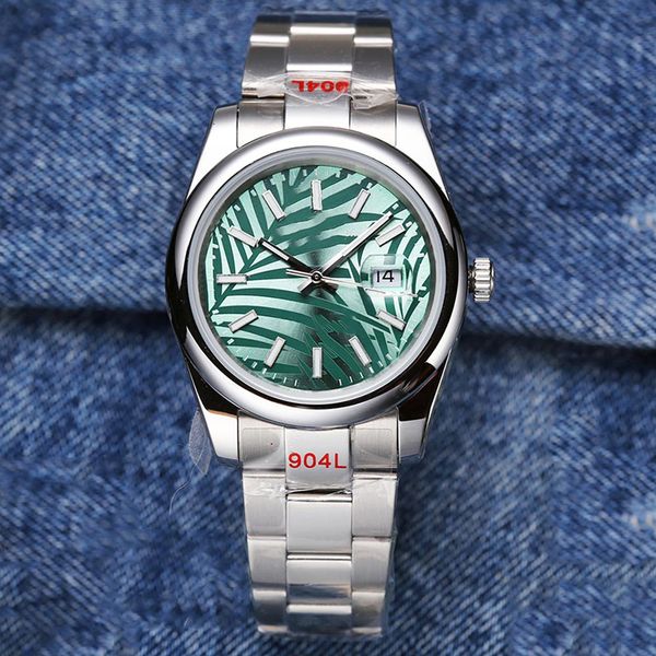 

watch automatic mechanical mens watches for men business wristwatch 41mm stainless steel life waterproof wristwatches montre de luxe gift, Slivery;brown