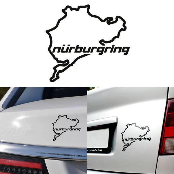 

car styling racing road racing nurburgring creative fashion window stickers