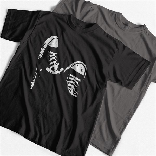 

coolmind 100% cotton casual short sleeve skate shoes men t shirt cool summer t male t- tee s 220402, White;black