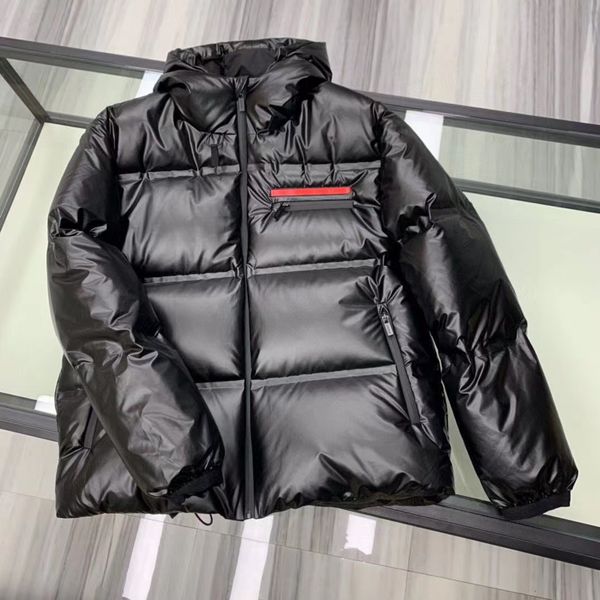 

b98028 womens down coat winter puffer jacket parkas hight quality mens coats fashion designer classic jackets outwear workmanship, Black