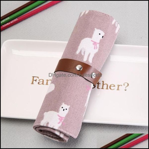 Aufbewahrungstaschen Home Organisation Housekee Garden Japan und Südkorea Kleine frische kreative Bandage Roller Vorhang Bleistift Fall Stift Make-up Br