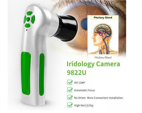 2022 Altro modello di attrezzatura di bellezza Digitale professionale Iriscope Iridologia Eye Testing Machine 12.0Mp Iris Analizzatore Scanner Ce Dhl
