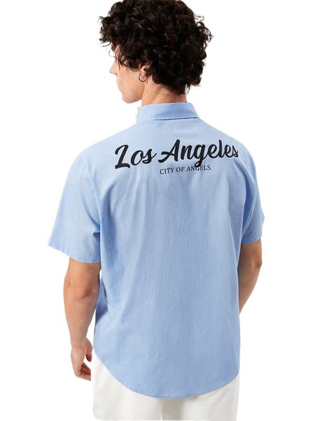 

men letter graphic shirt a88t#, White;black