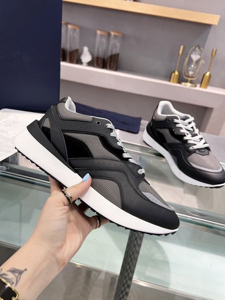 

2022 spring autumn style women men sport shoes color matching genuine leather lace up classic casual shoes, Black