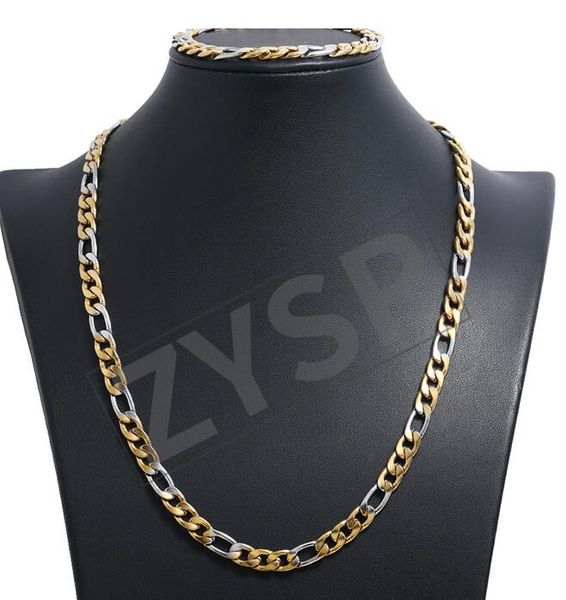 

14k fashion necklace temperament collarbone chain men and women gold plated, Silver