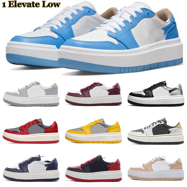 

1 elevate low 1s basketball shoes men women university blue bred wolf grey dark beetroot onyx unlv anthracite mens trainers outdoors sports