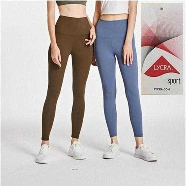 

2021 lycra fabric comprehensive training yoga pants high waist sports gym wear leggings elastic fitness lady outdoor trousers350o, White;red