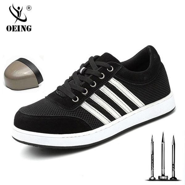 

steel toe work shoes safety boots antismashing antislip steel puncture proof construction men woman sneakers shoes y2009157400380, Black;brown