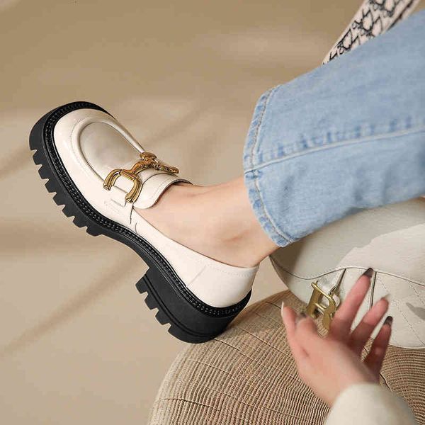 

sandals spring simple deep mouth square head muffin bottom lefu shoes korean version metal decoration comfortable casual single 7yaj, Black