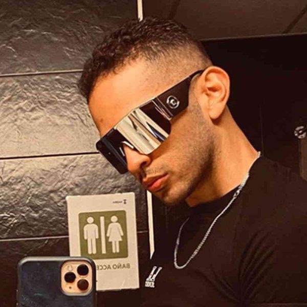

designer medussa cycle luxurious fashion sport sunglasses versage woman mens european and american trend high grade super large frame metal, White;black
