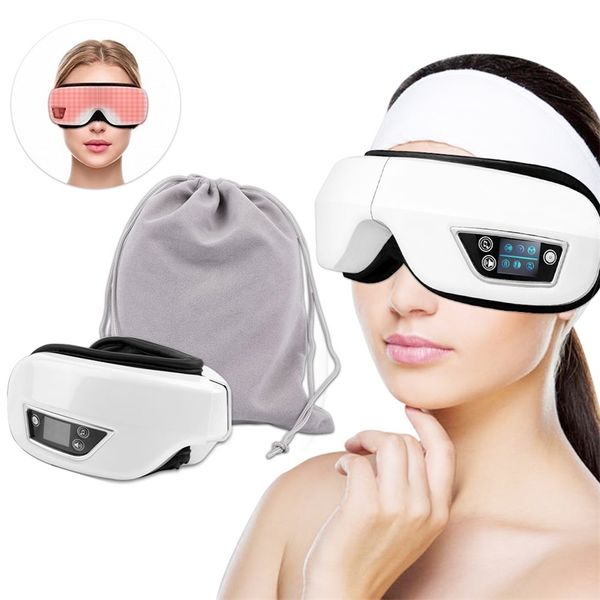 Augenmassagegerät, Drucktherapie, Bluetooth, elektrische Augenmaske, Massage, Vibration, Heizung, Luftdruck, Schönheit, Augenpflege, Werkzeug, Dropship 220514