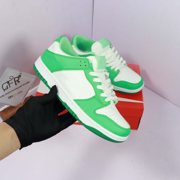 

unc casual shoes for men women dunks panda sneakers syracuse grey fog red varsity green womens sports trainers 36-45, Black