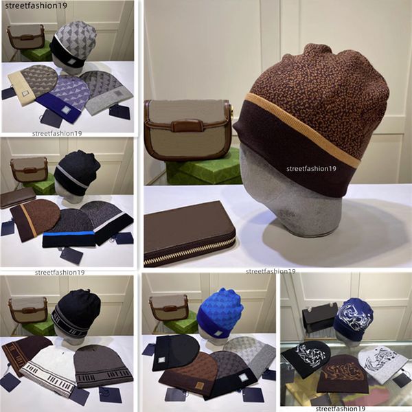 

designer knitted hat beanie cap ski hats snapback mens fitted winter skull caps cashmere plaid letters luxury casual outdoor fashion 24 colo, Blue;gray