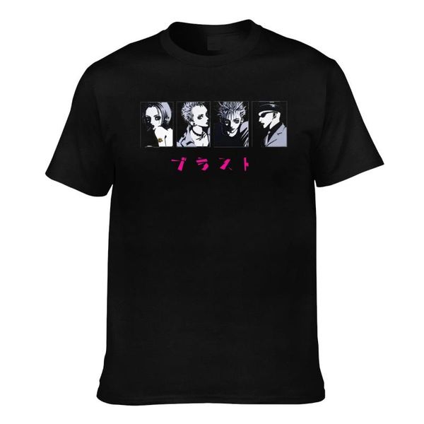 Erkek T-Shirt Yenilikçi T Gömlek Nana Osaki Siyah Taşlar Havalı T-Shirt Anime Karakter Çift Pamuk Grafik Tee Ekip Boyun Tees 3XL 4XL 5XL