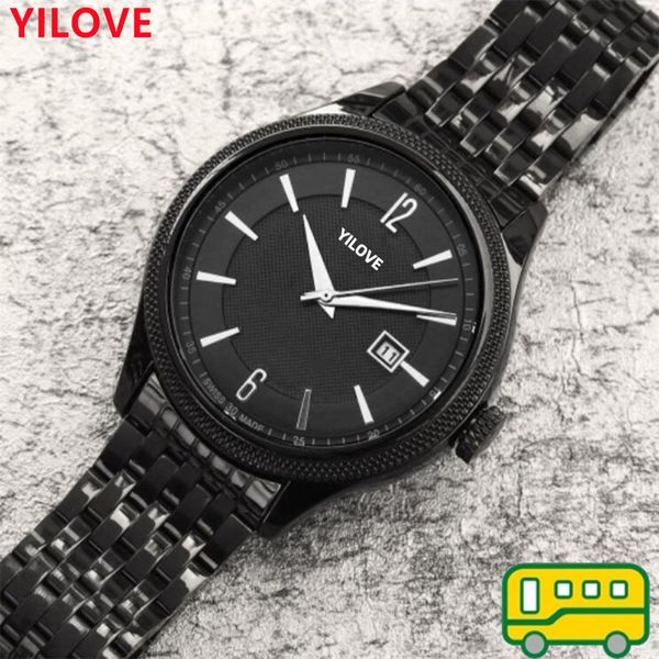 Montre De Luxe Cinturino in acciaio inossidabile Orologio al quarzo Movimento importato Moda 41mm Orologio Mens Dress Designer Regali famosi all'ingrosso Orologi da polso impermeabili