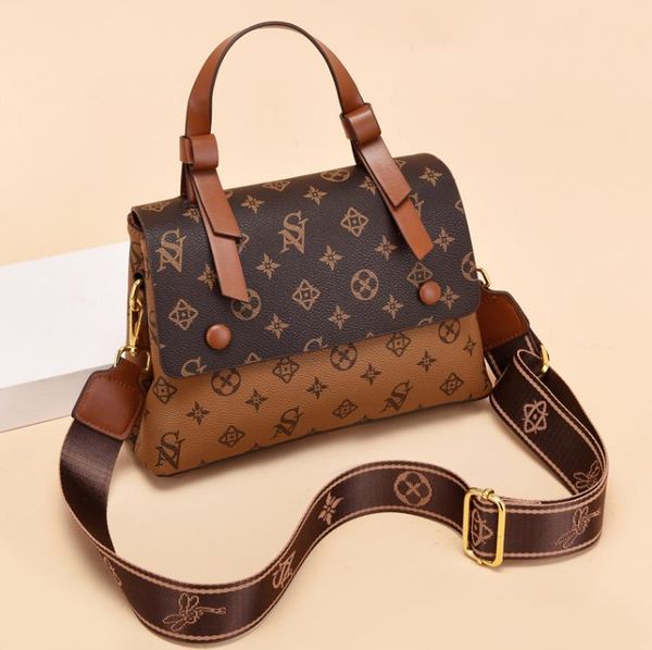 

women's autumn/winter vintage one shoulder messenger bag soft leather handbag