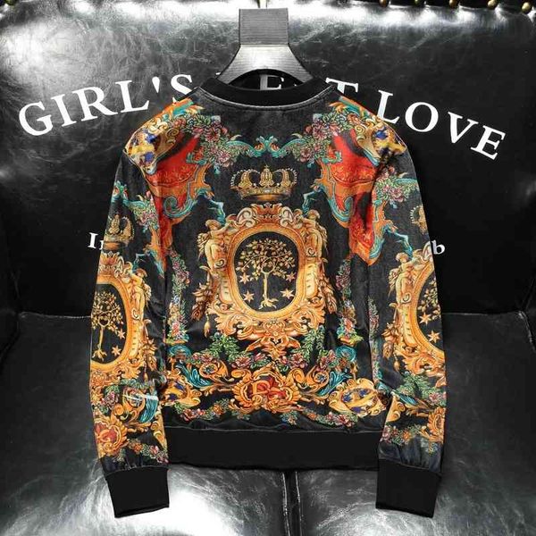 

men's luxury fashion brands menswear and new trend long sleeve for men, Black