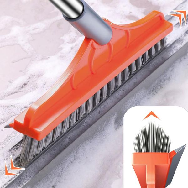 Метлы пылеигенов Magic Plastic Broom 2 в 1 В-образной обработке Cravice Brush rovating Design Kitchen Want Очистка Домохозяйство