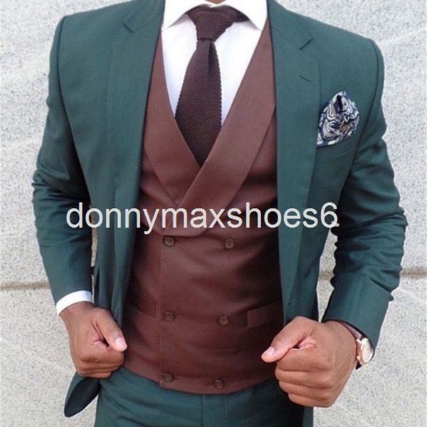 

men's suits & blazers mixed color business casual suit men's three piece groom man suit wedding banquet men, White;black