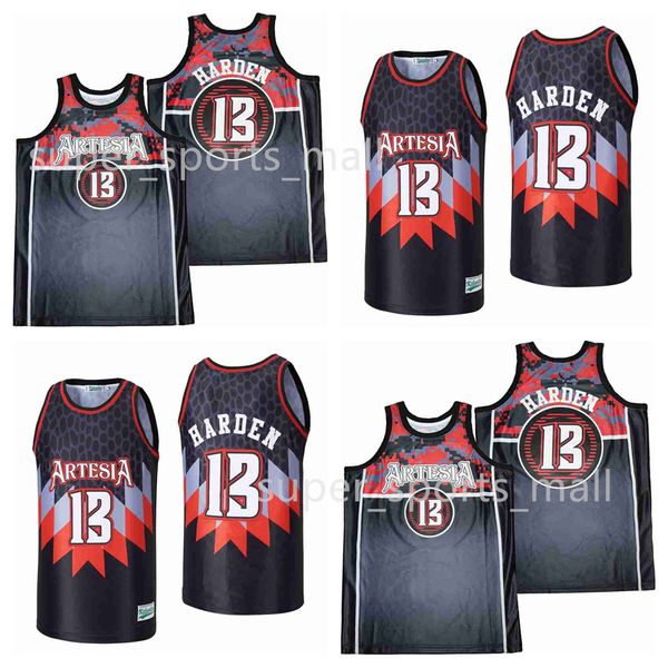 

movie basketball jerseys james #13 alternate jersey, Black;red