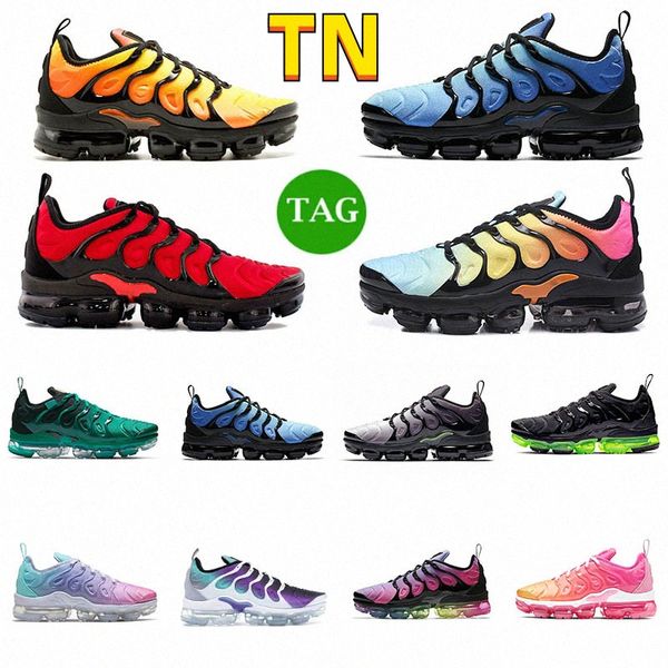 

tn plus running shoes men women neon olive pure platinum dark blue black bubblegum yolk cherry cool grey mens womens sports trainers sneaker