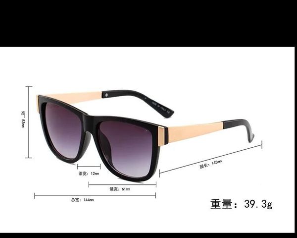 

women big frame brand designer sunglasses uv protection summer style outdoor sunnies 7 colors 10pcs fast ship factory price3718, White;black