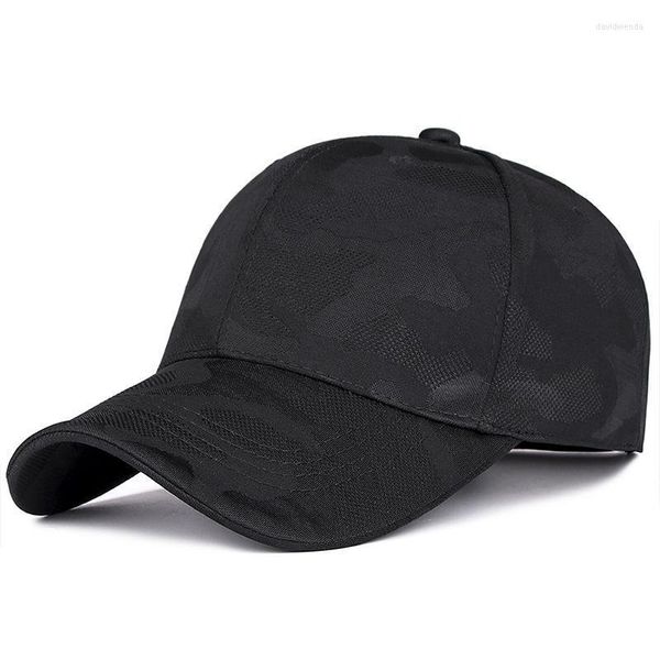 Berretti Moda Berretto da baseball regolabile Casquette Cappello Uomo Donna Casual Desert Snapback Unisex Camouflage Camo Black CapBerets Davi22