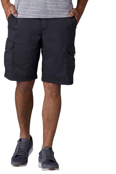 

men's big & tall extreme motion crossroad cargo short f4fu#, White;black