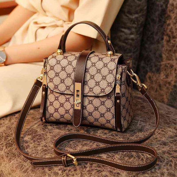 

bag 2022 style portable women's fashionable foreign bucket versatile one shoulder menger