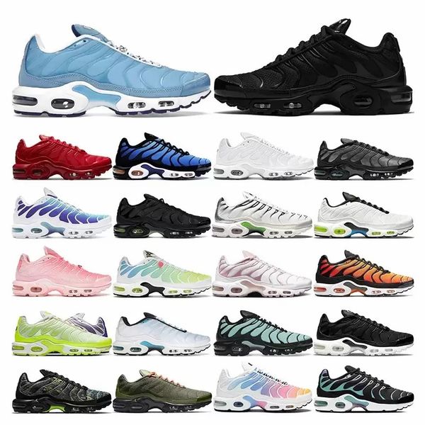 

tn plus running shoes mens black white university blue hyper pastel aqua purple reverse sunset women breathable sneakers trainers outdoor sp