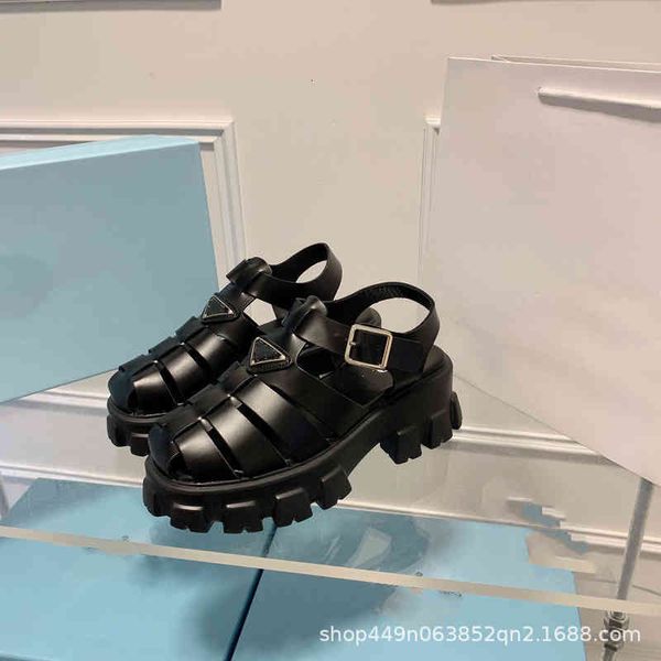 

slippers p home triangle hollow out sandals spring and summer breathable mesh woven lattice candy color versatile couple, Black