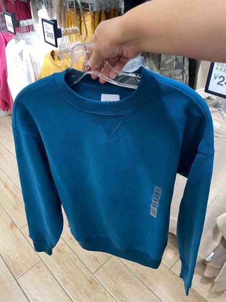 

luxury factory outlet brand hoodie gap carbon soft ground loose fleece sweater 627535 new couple casual sports gb0t 7lj9, Black