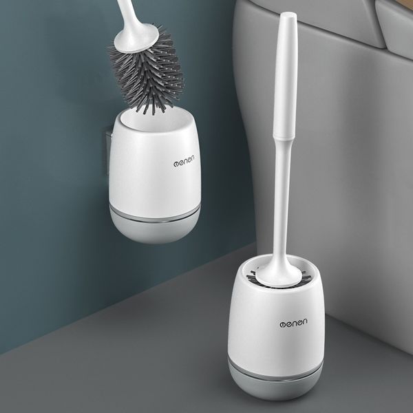 Curdos macios Brush for Toilet Longa Handeld Ventilação Limpeza a seco Acessórios para banheiros domésticos Y200320