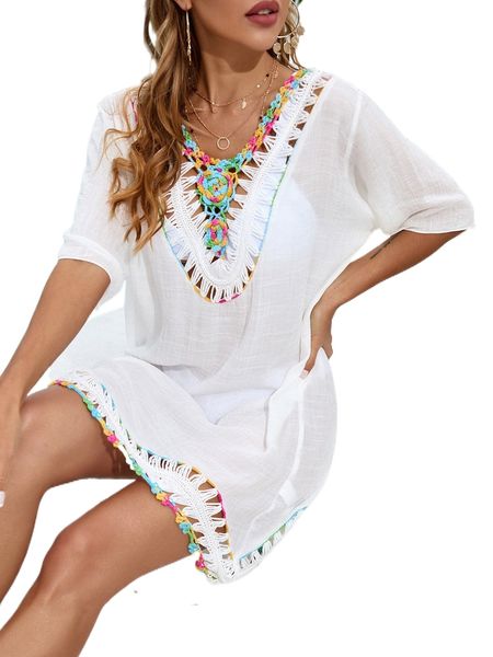 

open stitch cover up o6w5#, White;black